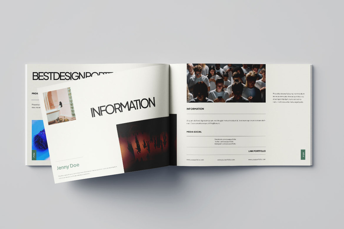 Graphic Design Portfolio Vol.3, a Brochure Template by Bewalrus Studio (Photo 8 of 11)