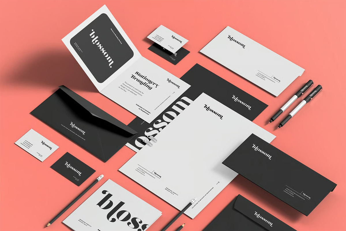 Stationary Branding Mock-up, a Product Mockup by zippypixelstudio (Photo 4 of 10)