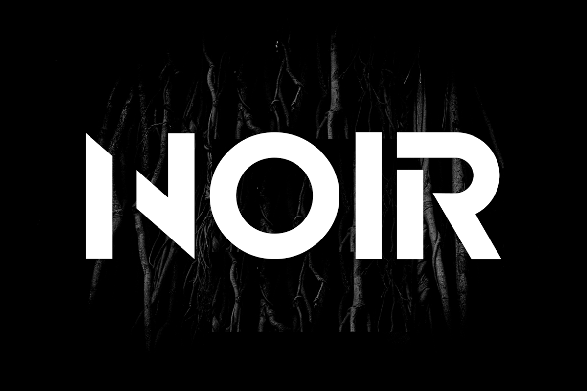 NOIR - Unique Display Logo Typeface