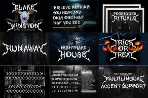 Special Horror Font Bundle