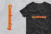 Gembradag Display Sans Serif Font, a Handwritten Font by Nickhard (Thumbnail 3 of 6)