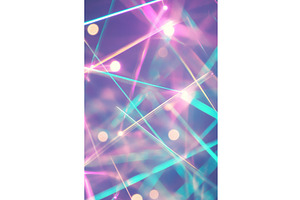 Colorful abstract light beams and, an Illustration by Lermont51
