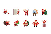 Santa Claus Christmas Set, a Templates & Theme by studiogstock (Thumbnail 1 of 2)