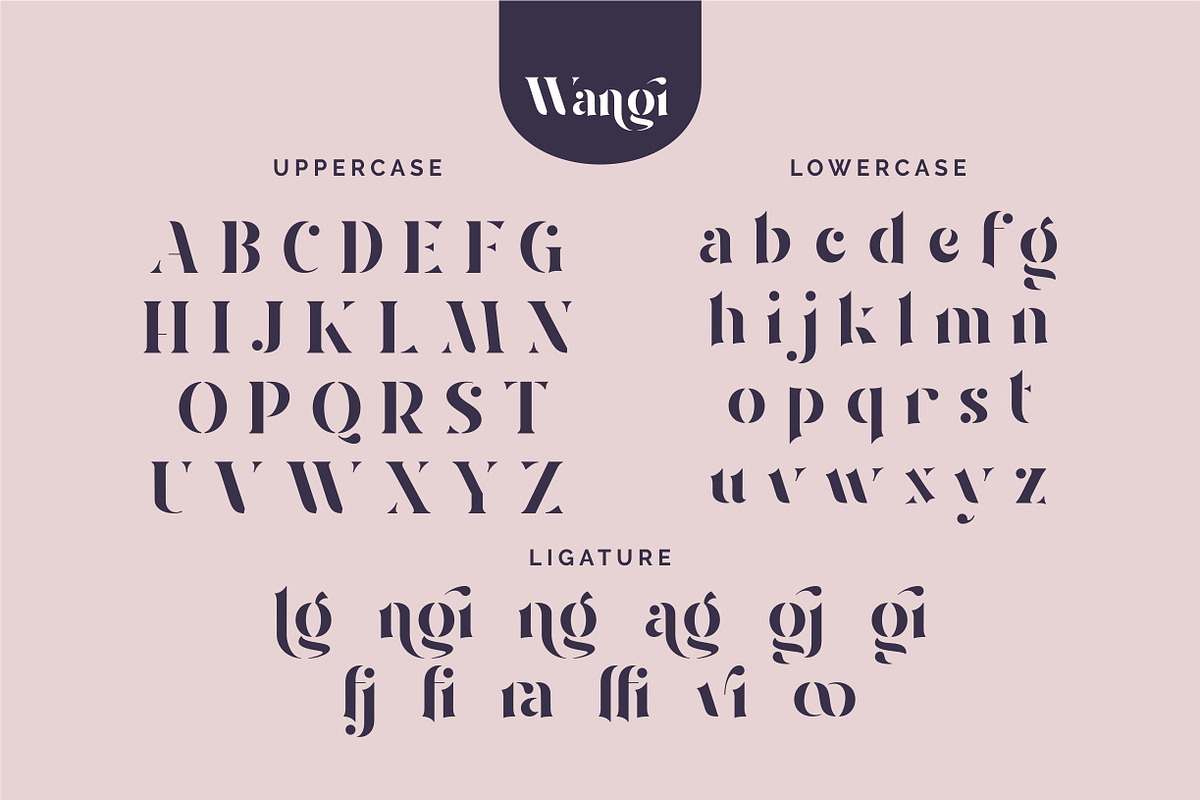 Wangi - Stencil Style, a Sans Serif Font by ErgibiStudio (Photo 10 of 12)