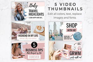 Youtube Channel Kit For Canva