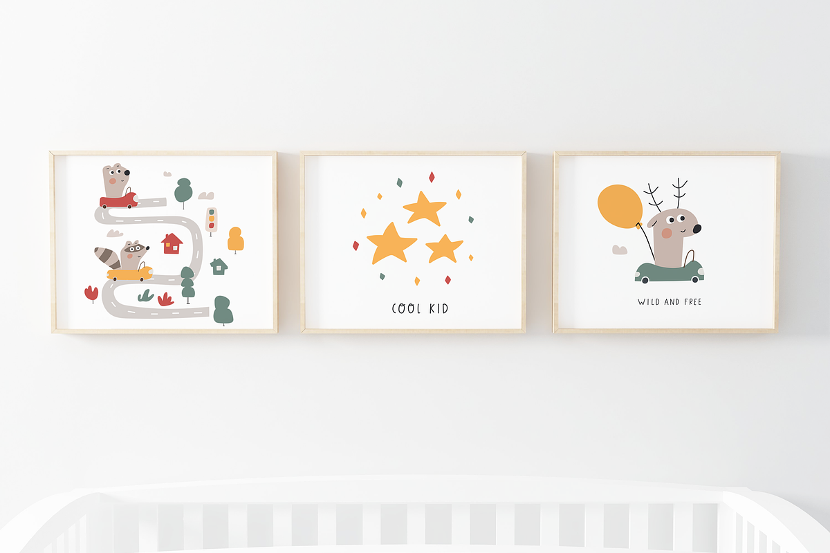 Cute animals and cars, an Animal Illustration by cutelevindesign (Photo 9 of 11)