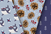 Christmas seamless patterns pack, a Pattern Graphic by KupalinaArt (Thumbnail 5 of 10)