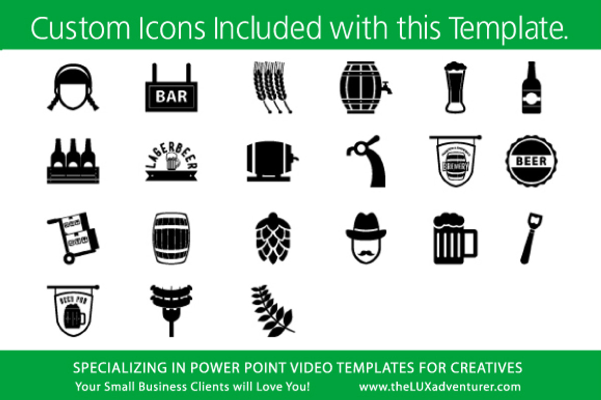 Brewery Beer Power Point Video, a Presentation Template by Kathy Green Design (Photo 3 of 5)
