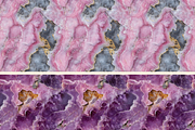 Cobalto Calcite Seamless Patterns, a Pattern Graphic by DigitaI Craft Corner (Thumbnail 2 of 6)