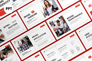 White Company Brand Guideline PPT, a Presentation Template by graphicook (Thumbnail 1 of 8)