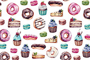 Sweet Dreams. Watercolor Sweets, a Food Illustration by Olga Olmix (Thumbnail 8 of 12)