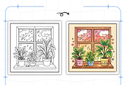 Bold and Easy Cozy Nooks, a Decorative Illustration by Ink Gallery (Thumbnail 5 of 9)