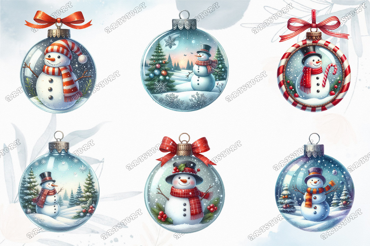 Ornament Snowman Png Clipart, an Illustration by designcity5 (Photo 3 of 5)