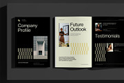 Black Beige Company Profile, a Brochure Template by Neermana (Thumbnail 11 of 11)