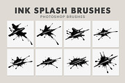 Ink Splash Brushes, a Brush Add-On by AB-TheDesigner (Thumbnail 2 of 4)