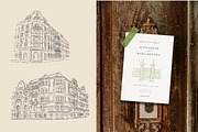 Vintage Houses Procreate Stamps, a Brush Add-On by Veronika Gotovceva (Thumbnail 4 of 10)
