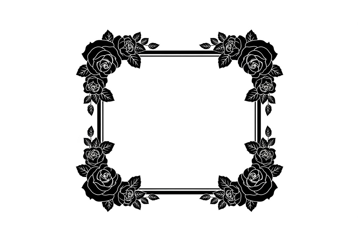 Floral Decorative Frame Vector Bundl, an Illustration by musafir_fashion (Photo 17 of 51)