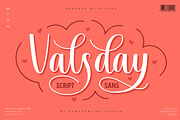 Valsday - Script and Sans Serif, a Script Font by Konstantine Studio (Thumbnail 1 of 20)