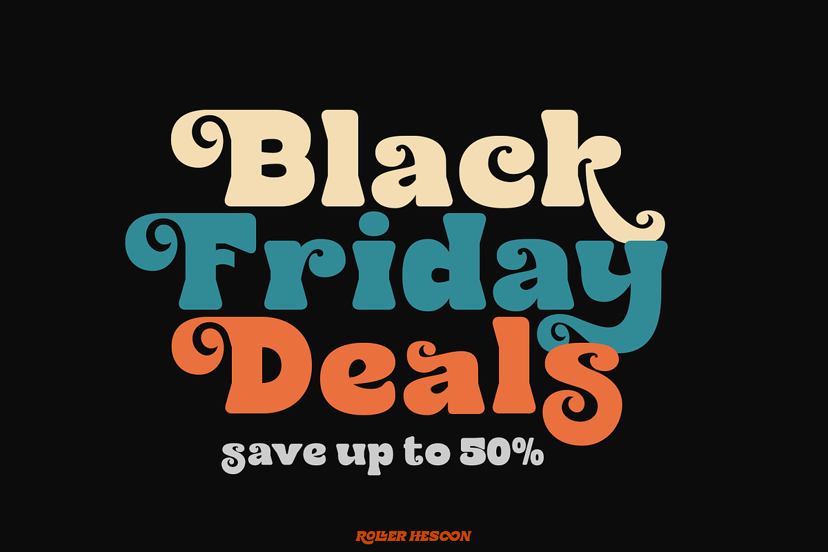 Roller Hesoon - Retro Font, a Font by TypeClassHeroes (Photo 12 of 15)