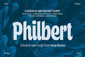 Philbert - Modern Script Font