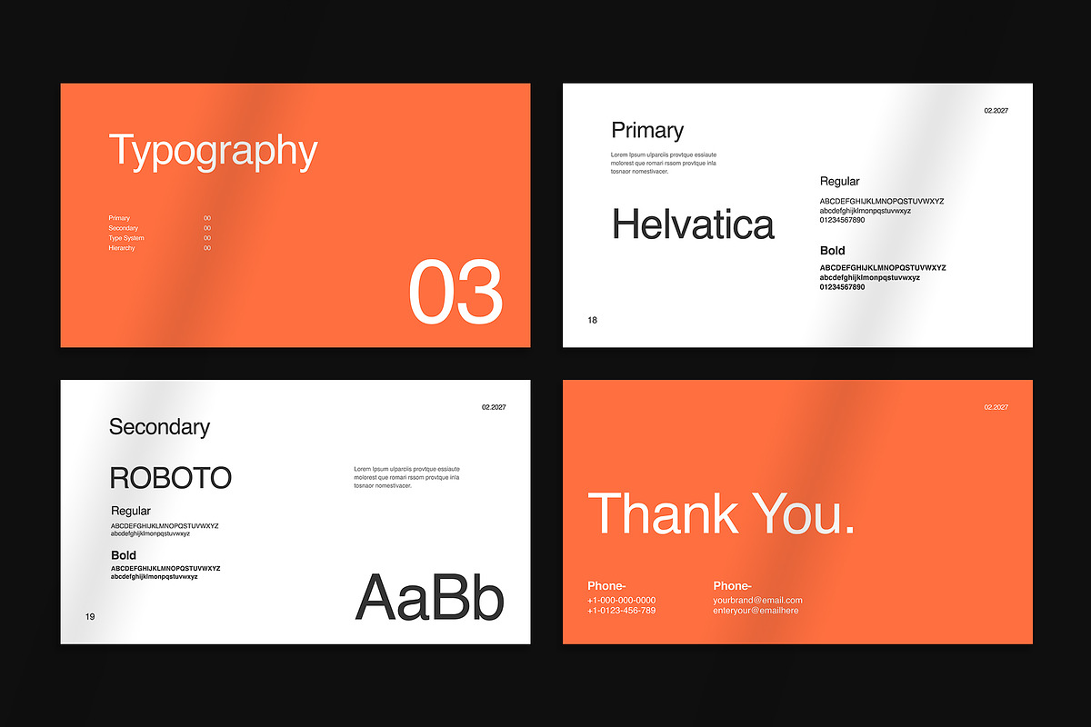 Brand Guidelines Presentation, a Branding & Logo Template by Oriofix (Photo 9 of 9)