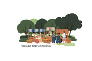Multicultural Park Seamless Patterns, a Pattern Graphic by LyubovZaytseva (Thumbnail 6 of 6)