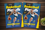 Basketball Playoffs Flyer Template, a Flyer Template by Boostock (Thumbnail 3 of 6)