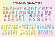 Sweetie Frost - 5 Color Fonts, a Sans Serif Font by Adalin Shop (Thumbnail 2 of 6)