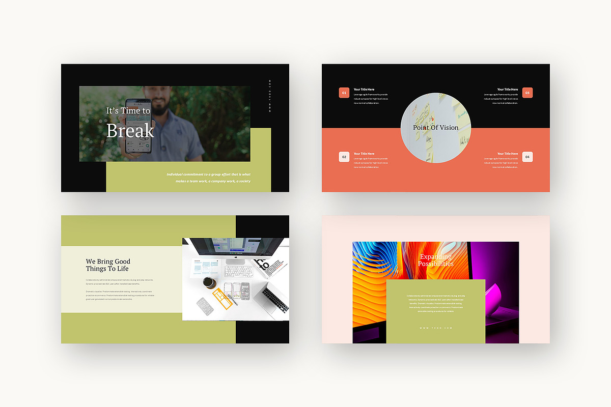 Tvoo : Mobile App Google Slides, a Presentation Template by Punkl Camp (Photo 14 of 16)
