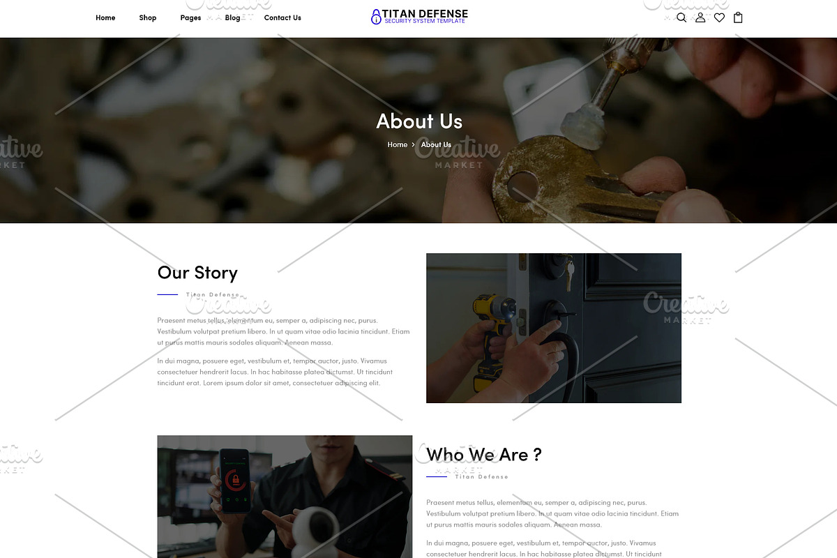 Locksmith & Security System Shopify, a Shopify Template by HasnainDEV (Photo 2 of 5)