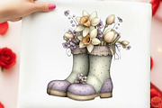 Whimsical Easter Clipart, an Illustration by designcity5 (Thumbnail 3 of 5)