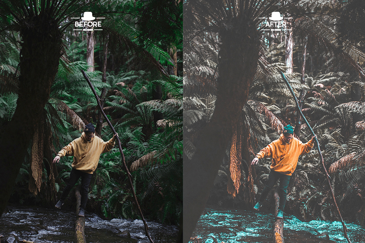Orange & Teal Lightroom Presets, an Action Add-On by Lavinsky Art Store (Photo 3 of 10)