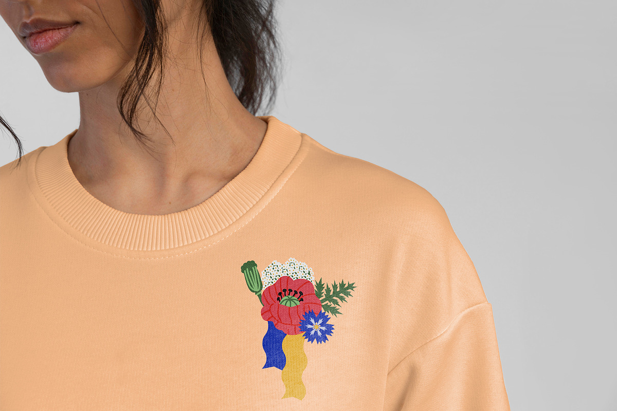 Spirit of Ukraine. Stand with Ukrain, a Decorative Illustration by Oliana Moroz (Photo 3 of 10)