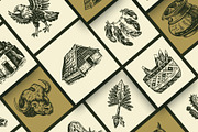 Native American Art Icon Set, a Person Illustration by Creative Stall (Thumbnail 6 of 9)