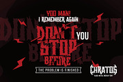 CHRATOS - Black Metal Display Font, a Font by Gassstype (Thumbnail 2 of 8)