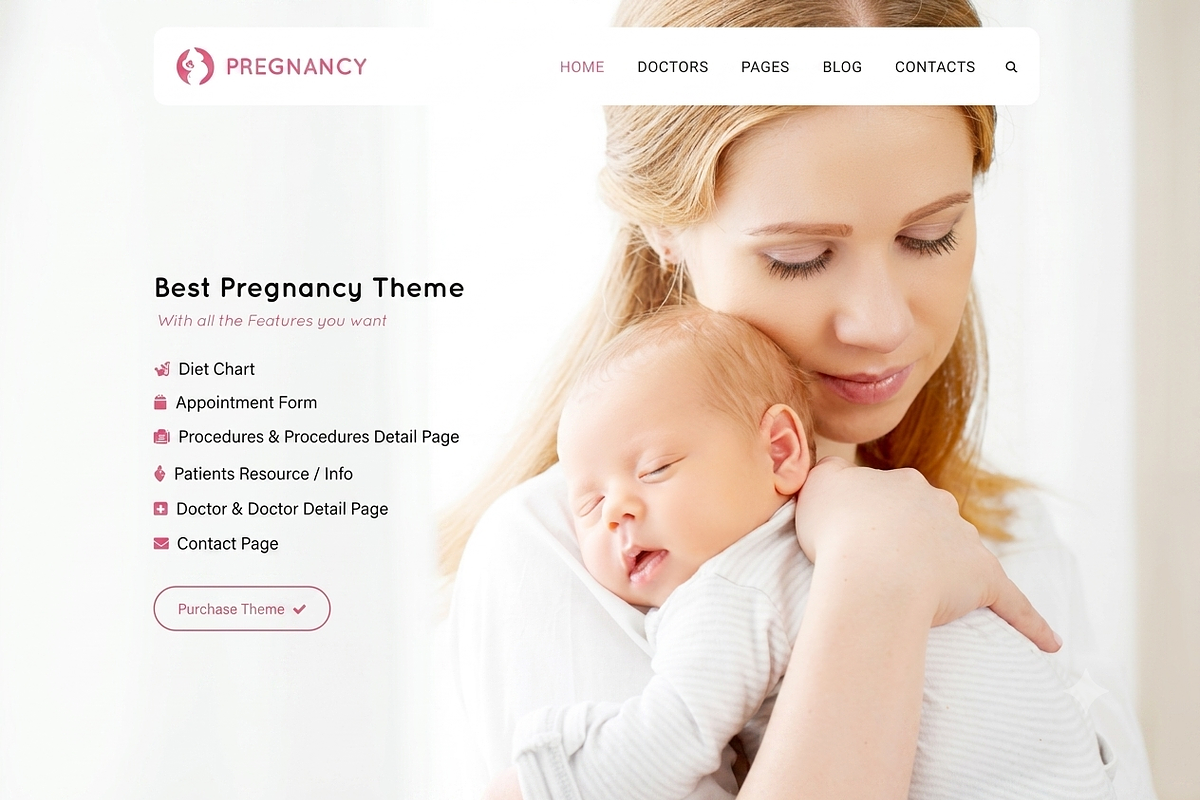 Pregnancy - IVF Fertility Clinic WP, a WordPress Template by ThemesRain (Photo 3 of 3)