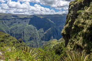 Majestic Rocky Mountains Seen from Waqrapukara, a Scenic Inca Si, an Architecture Photo by GoodGoods