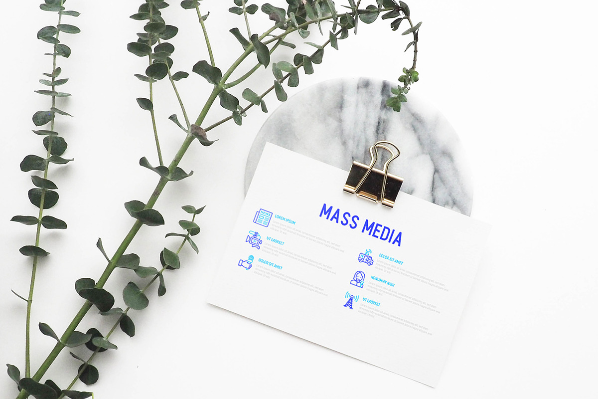 Mass Media Icons Set | 30 Templates, an Outline Icon by Alex Blogoodf (Photo 4 of 10)