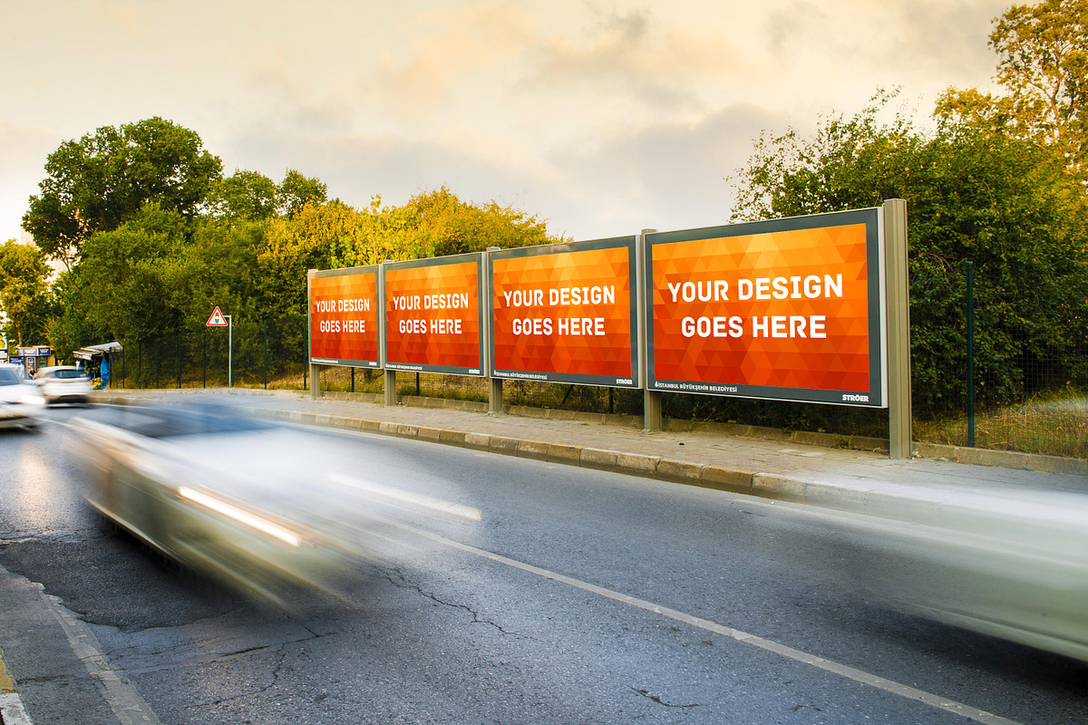 Billboard Mock-up Pack#1, a Packaging Mockup by vraiana (Photo 5 of 5)