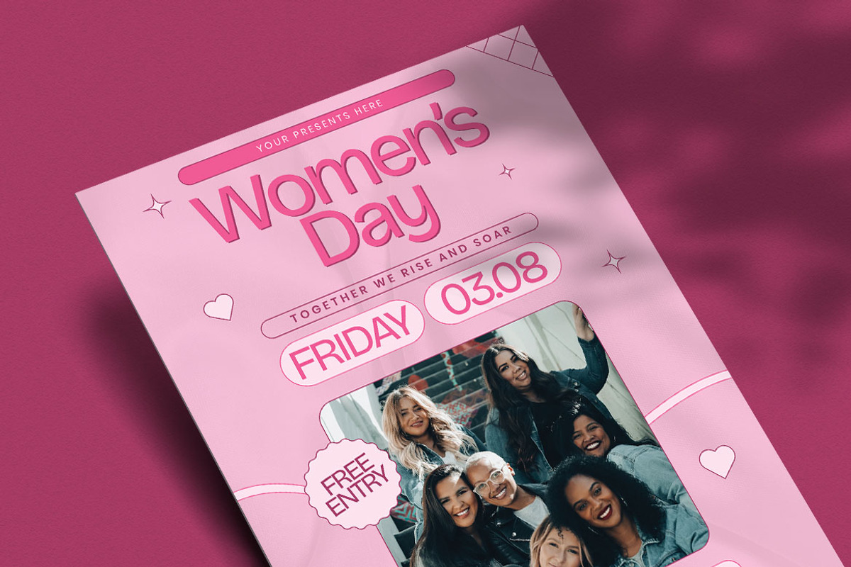 Binar - International Women's Day, a Flyer Template by Attype (Photo 4 of 4)
