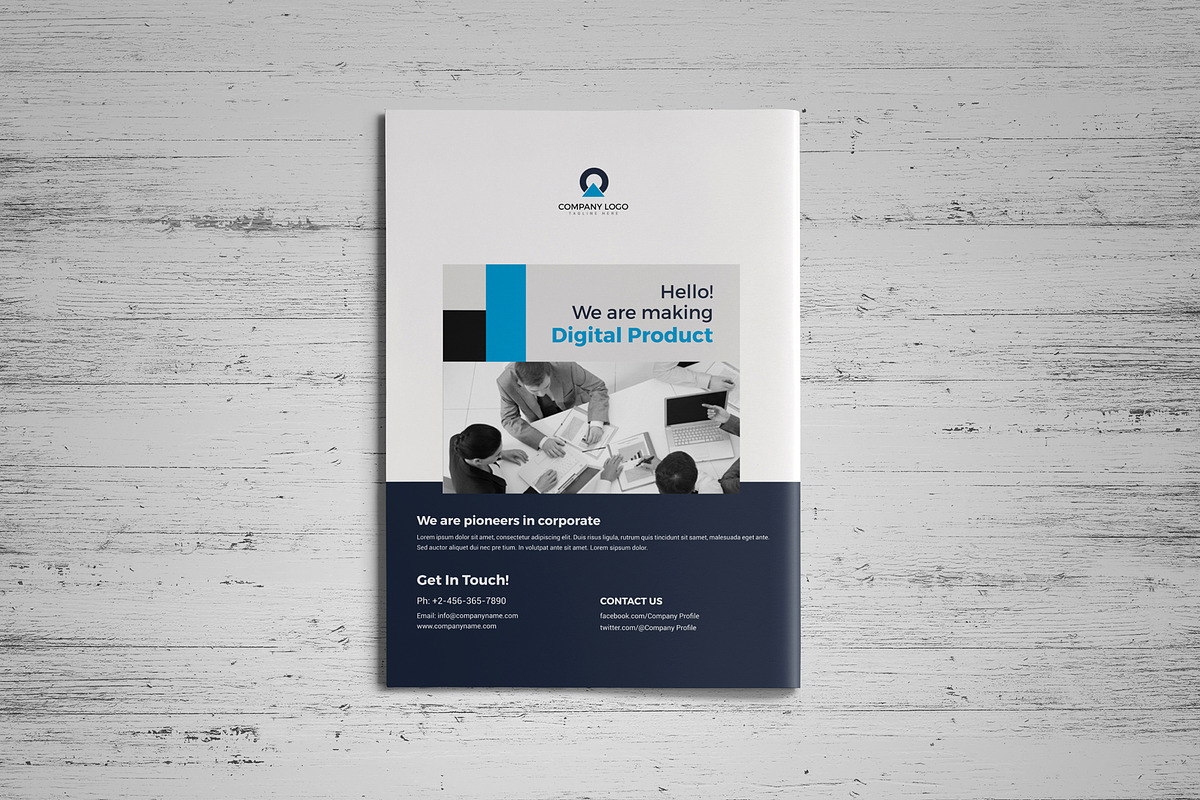Company Profile Template V8, a Brochure Template by JanySultana (Photo 9 of 14)