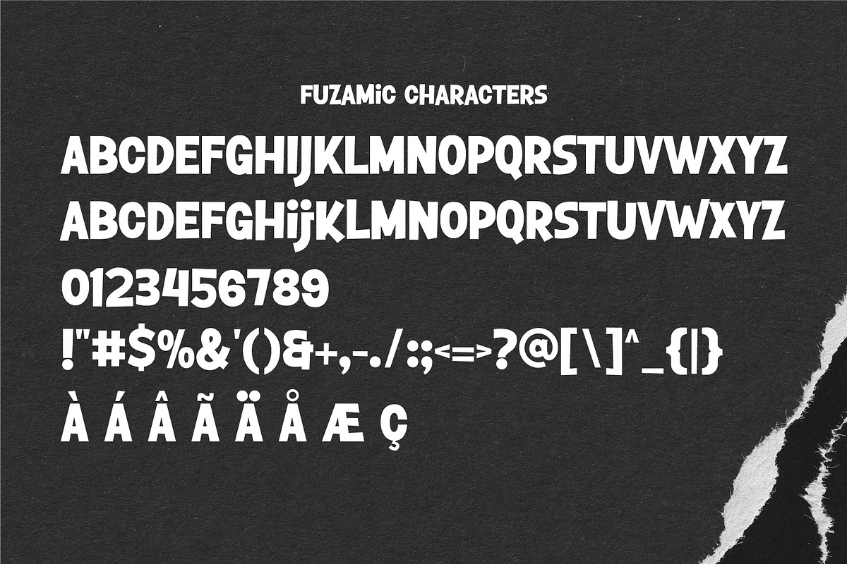 Fuzamic – Playful Comic Font, a Sans Serif Font by Salamahtype (Photo 7 of 7)