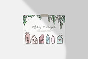 Cozy Winter Ink & Watercolor Set, an Illustration by Chelsea Bromley (Thumbnail 4 of 5)