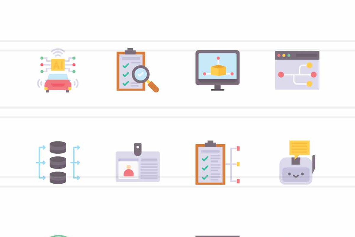 AI Agents & Autonomous Systems Icons, an Icon by IconBunny