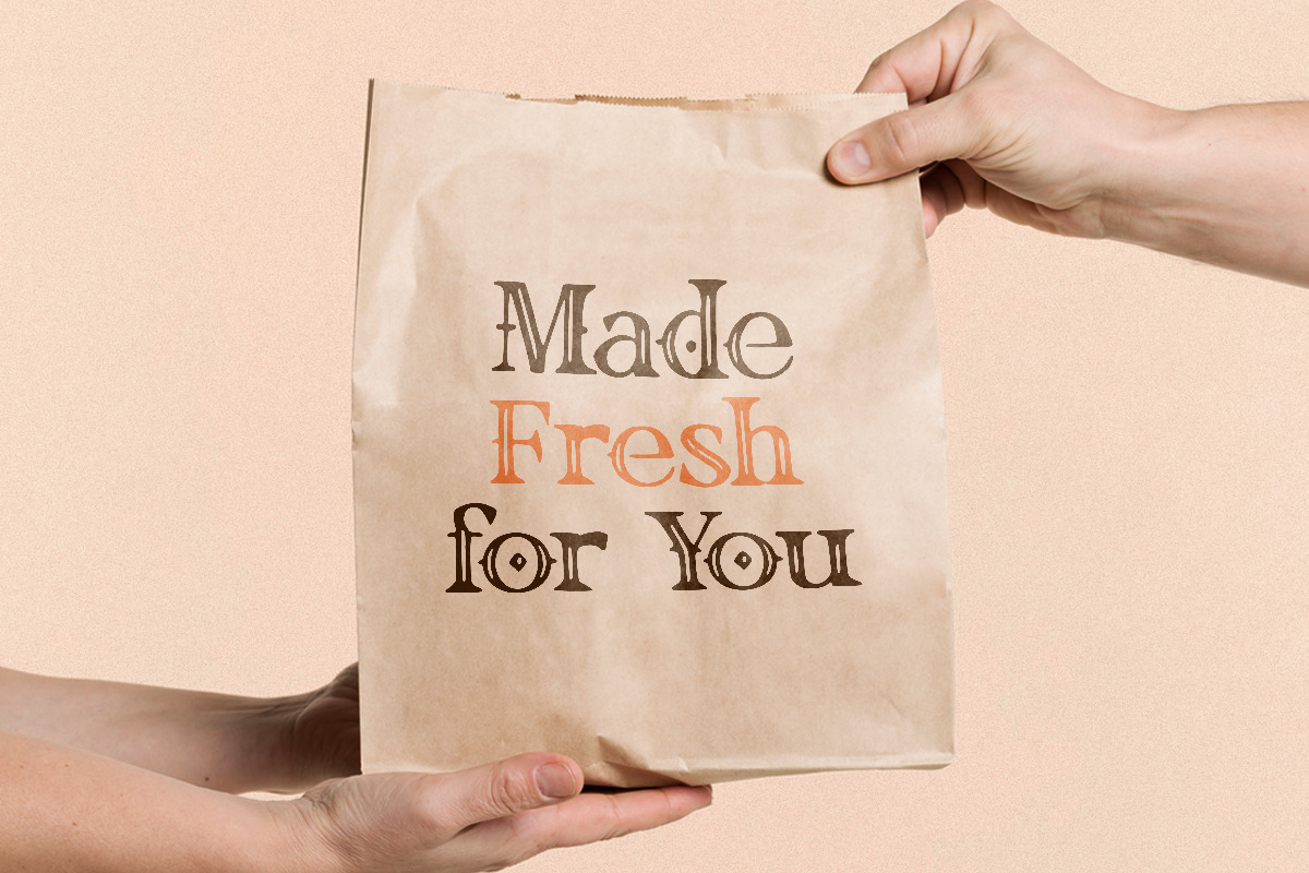 Bracaba - Vintage Decorative Font, a Serif Font by Pandeka Studio (Photo 8 of 9)