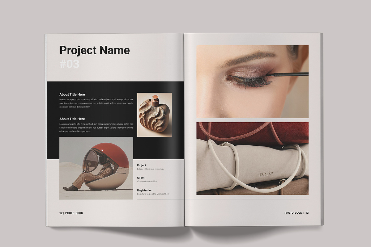 Fashion Photobook Template, a Magazine Template by Spark_Creative (Photo 7 of 11)