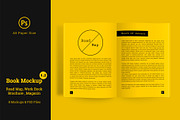 Book Page/Hardcover Mockup, a Print Template by Smashing_Studio (Thumbnail 1 of 9)