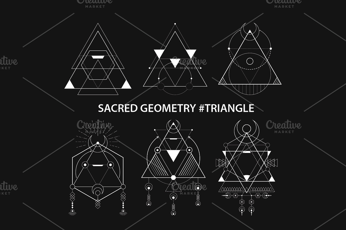 sacred geometry #triangle, an Illustration by azhartz (Photo 2 of 2)