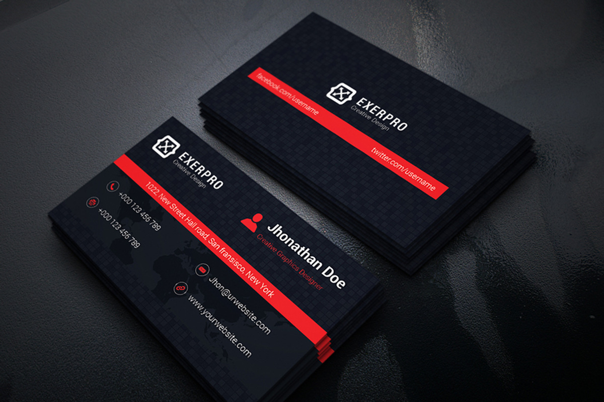 Corporate Business Card Template, a Business Card Template by Shapnochura Design Studio (Photo 3 of 4)