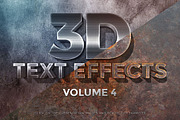 150 3D Text Effects for Photoshop, a Brushes & More by Graphicdome (Thumbnail 45 of 71)